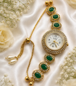 kashimiri green stone watch bracelet