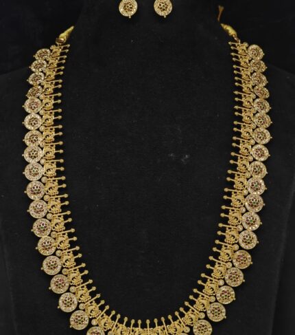 bottu mala set gold polish