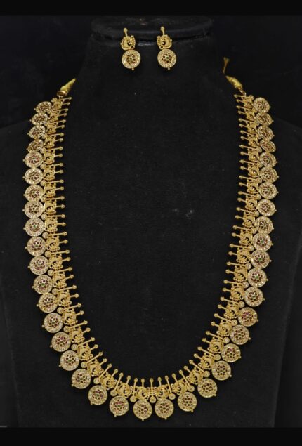 bottu mala set gold polish