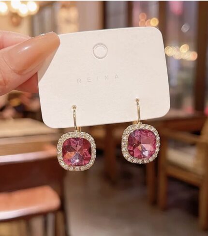 pink stone earrings5