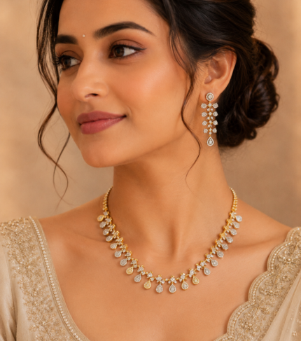 gold plated ad jewelry set