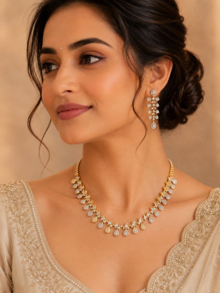 gold plated ad jewelry set