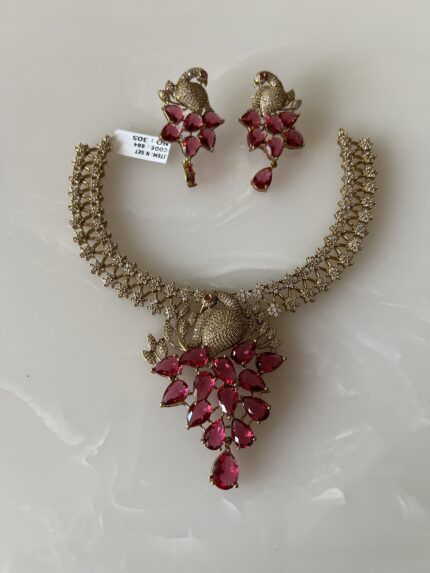 stylish lightweight necklace set for ethnic & western outfits