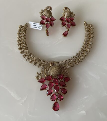 stylish lightweight necklace set for ethnic & western outfits