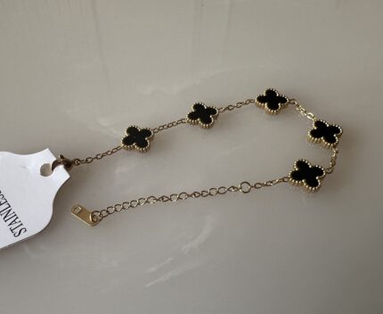 anti tarnish bracelet with gold polish