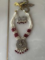 laxmi devi pendent beads multi color