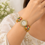 hand floral round